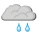 ciel très nuageux, pluie faible ou bruine ciel très nuageux, pluie faible ou bruine